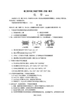 2025北京理工大附中高三3月月考化学-试题