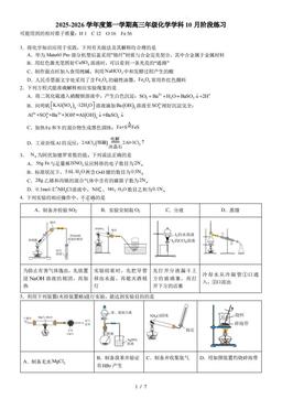 2025北京理工大附中高三10月月考化学（教师版）-答案